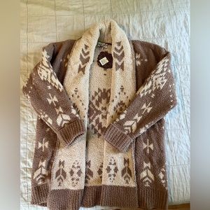 Knox Rose Fleece Cardigan Jacket